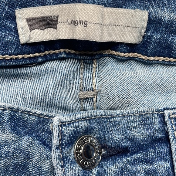 Levis Denim Jeans Stretch Legging Size 28 - Picture 4 of 10